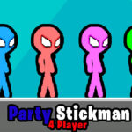 Party Stickman 4 Player